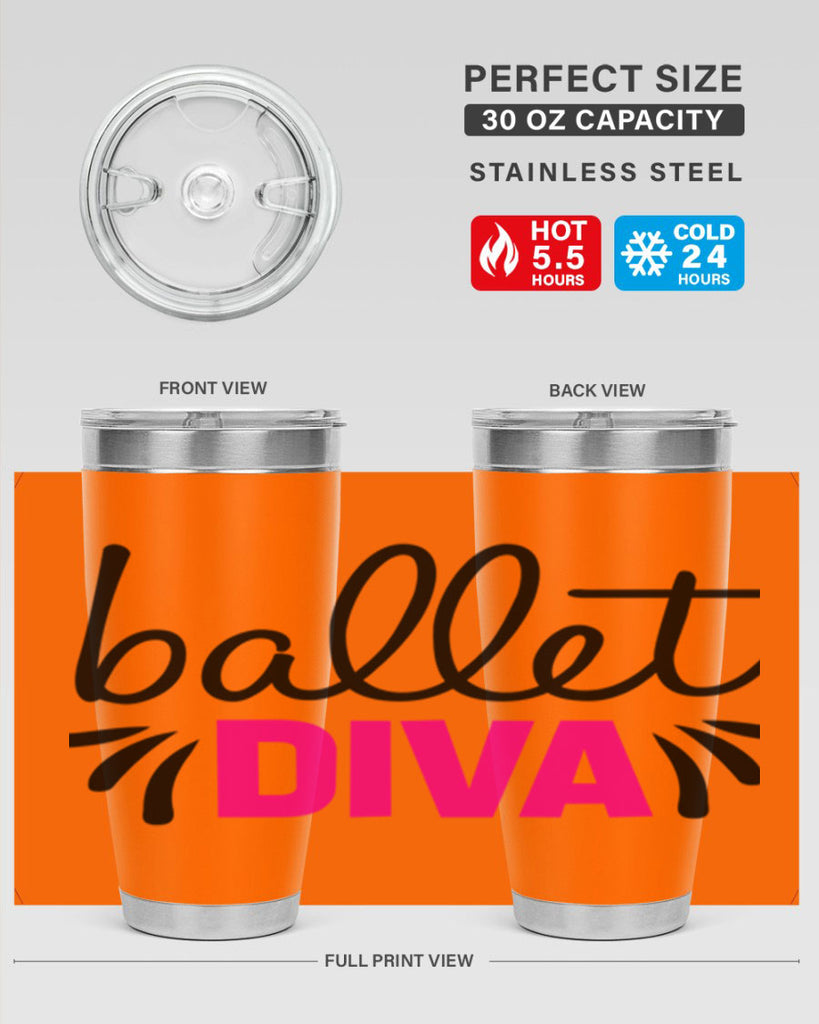 ballet diva 3#- ballet- Tumbler