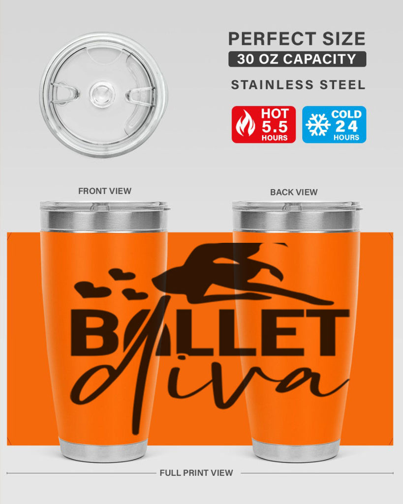 ballet diva 4#- ballet- Tumbler