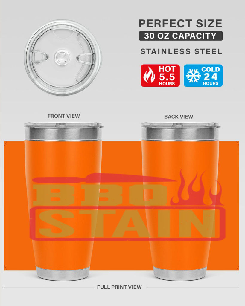 bbq stain 3#- bbq- Tumbler