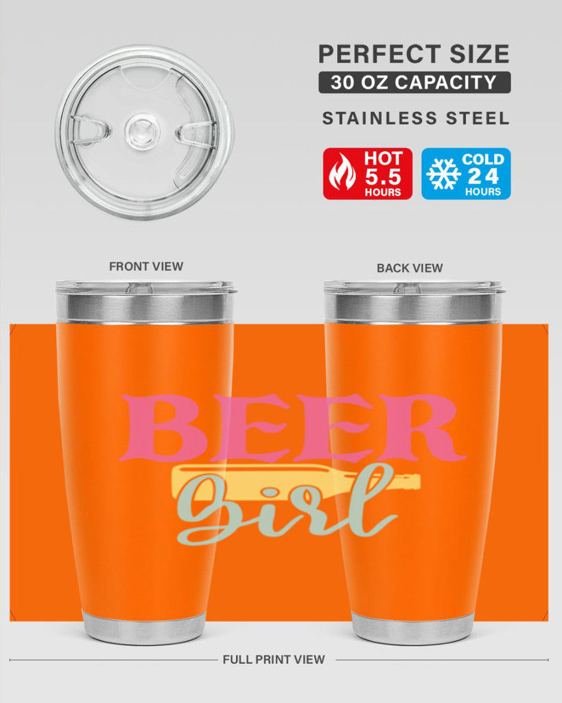 beer girl 132#- beer- Tumbler