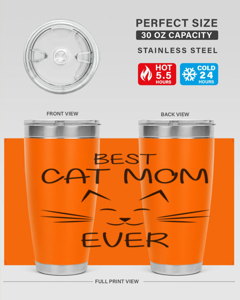 best cat mom ever 210#- mom- Tumbler