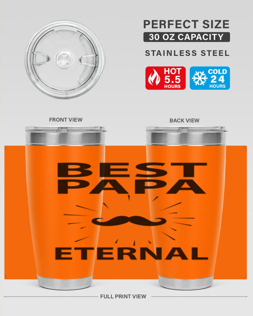 best papa png 92#- grandpa - papa- Tumbler