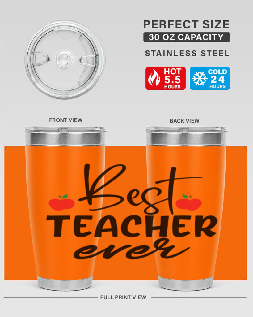 best teacher ever Style 188#- teacher- tumbler