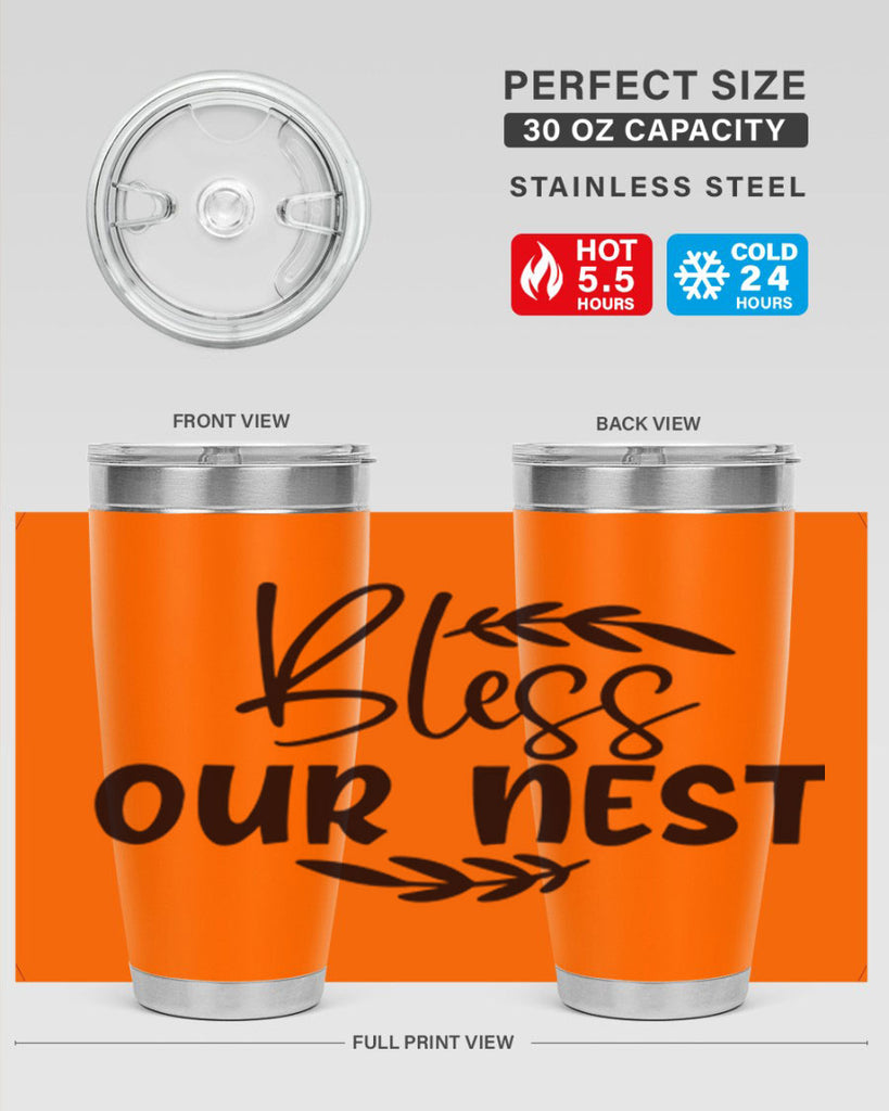 bless our nest 85#- home- Tumbler