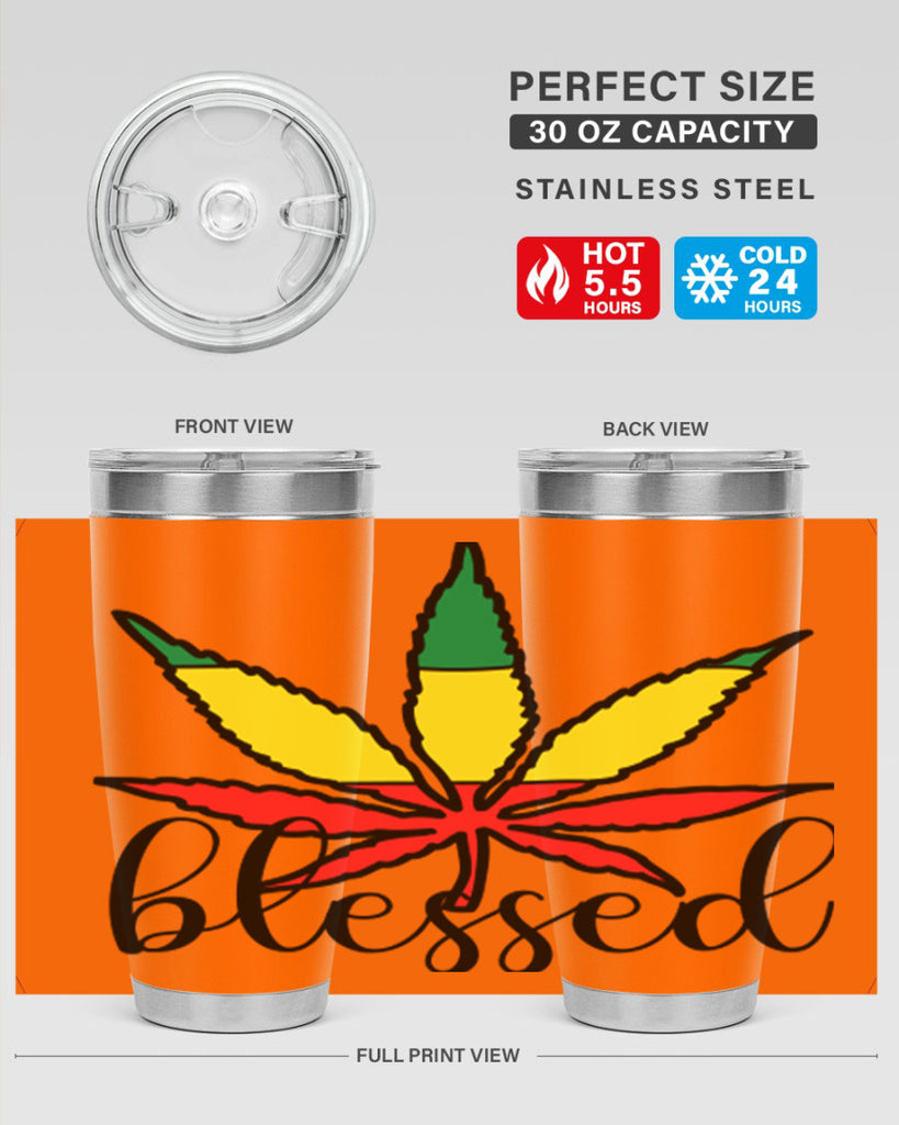 blessed cannabis jamacian 18#- marijuana- Tumbler