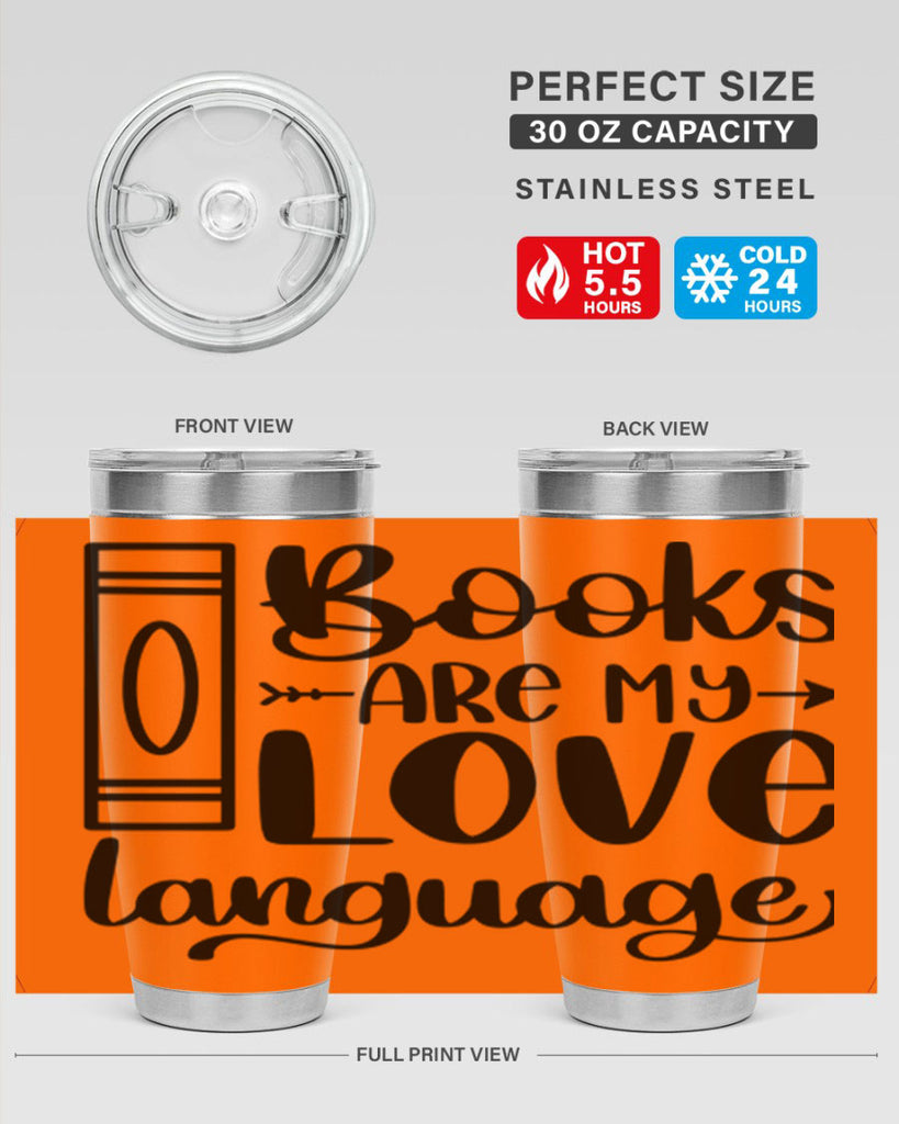 books are my love language 46#- reading- Tumbler