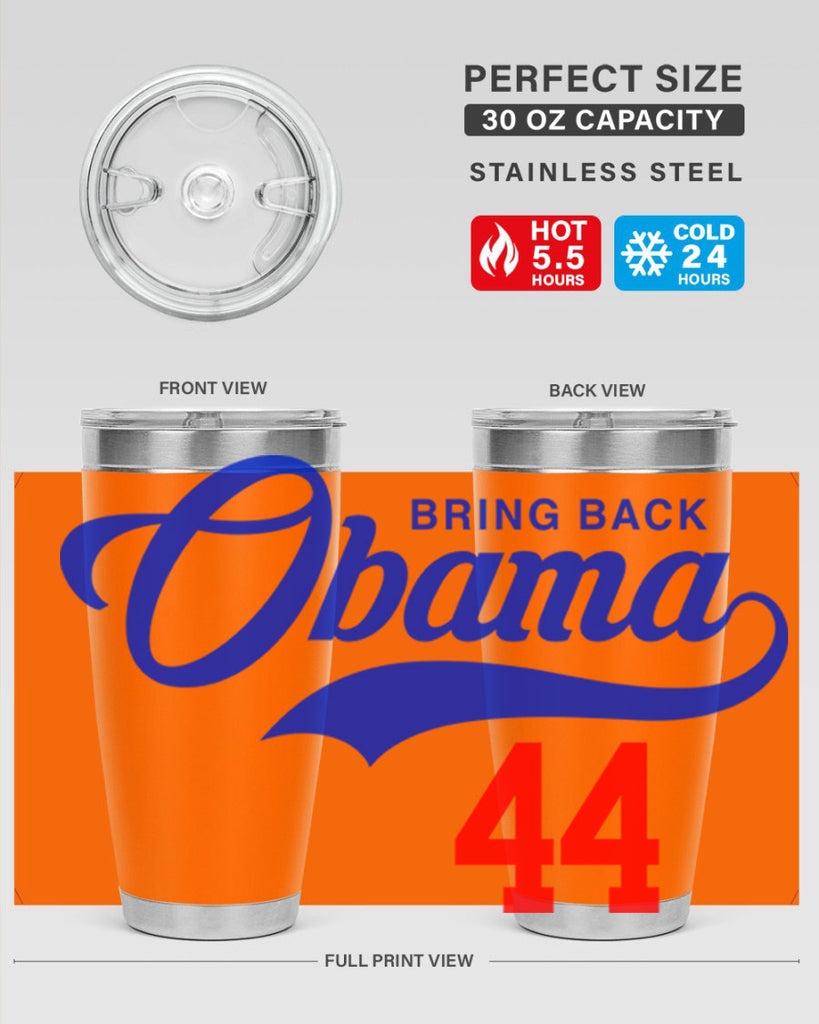 bring back obama jersey 191#- black words phrases- Cotton Tank