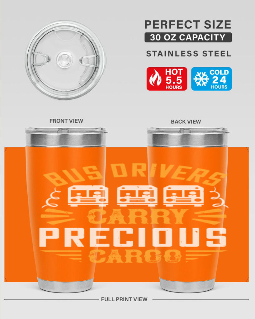 bus drivers carry precious cargo Style 39#- bus driver- tumbler