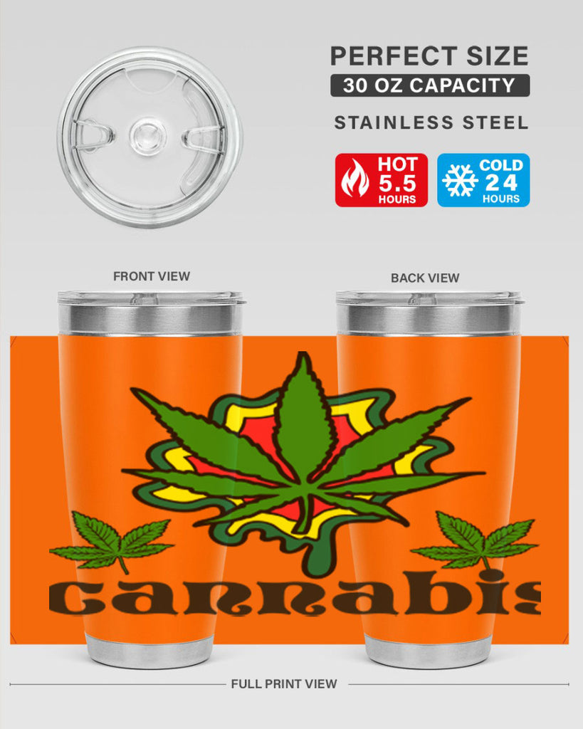 cannabis a 39#- marijuana- Tumbler