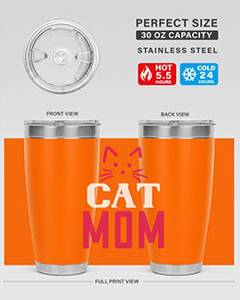 cat mom Style 34#- cat- Tumbler