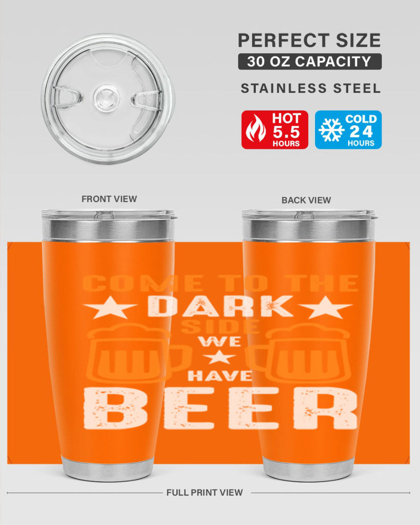 come to the dark side we 117#- beer- Tumbler