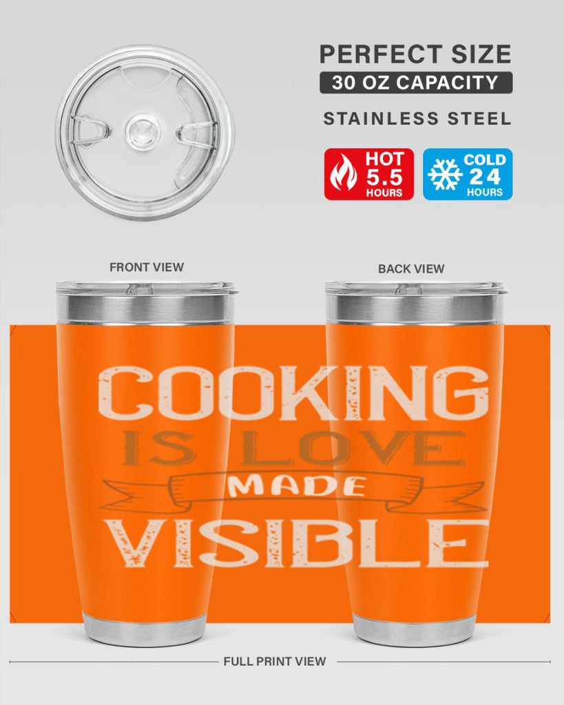 cooking is love made visible 43#- cooking- Tumbler