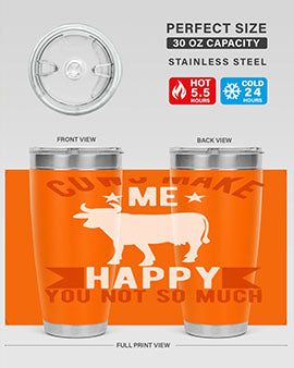 cows make me happy you not so much Style 5#- cow- Tumbler