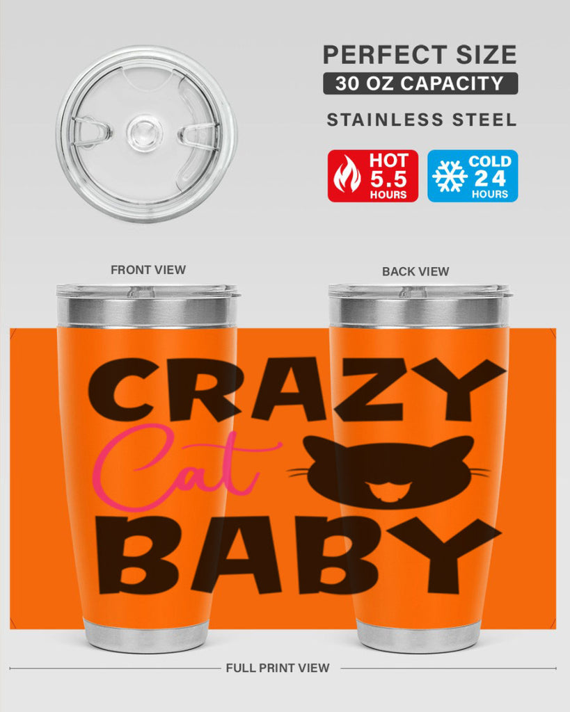 crazy cat baby Style 270#- baby- tumbler