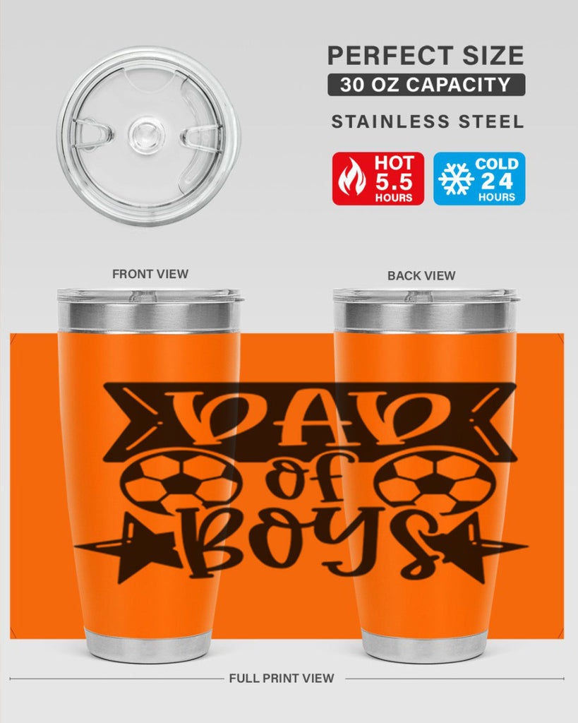 dad of boy 61#- fathers day- Tumbler