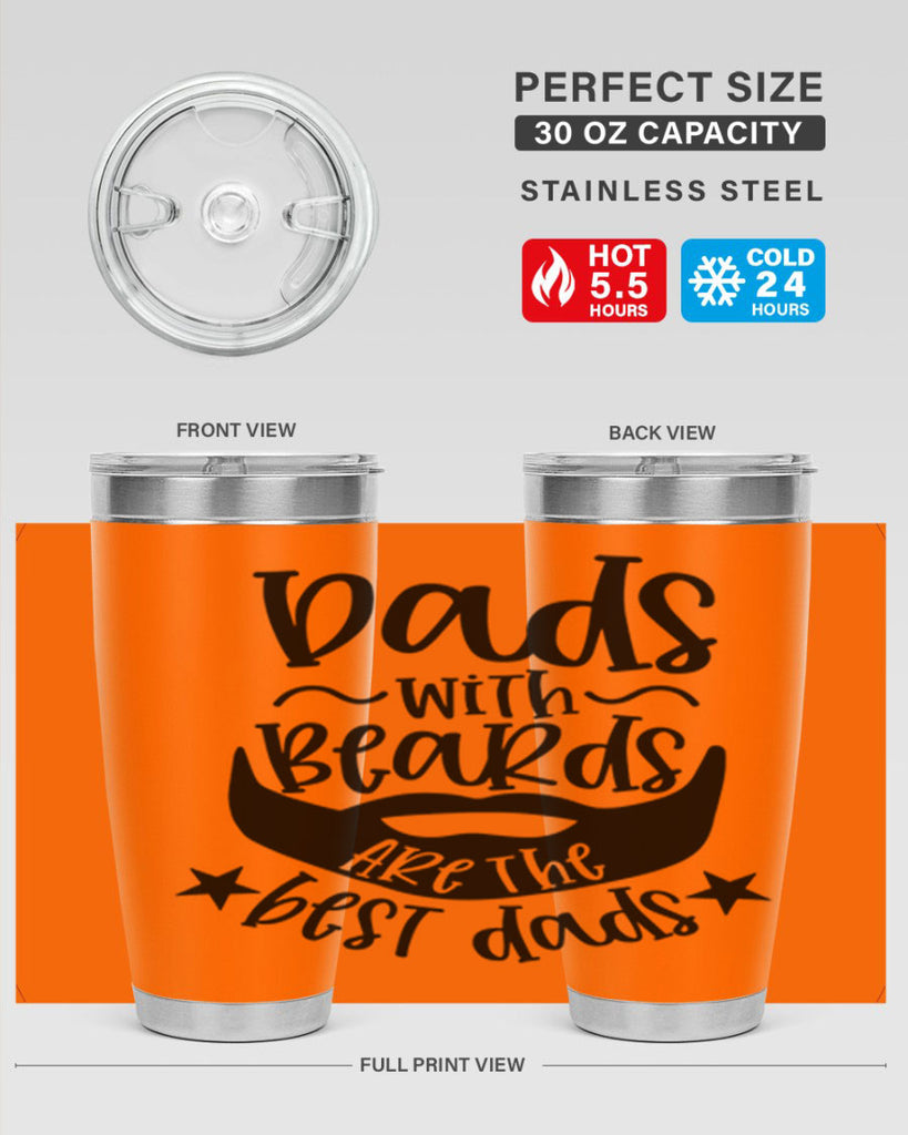 dads with beards are the best dads 53#- fathers day- Tumbler