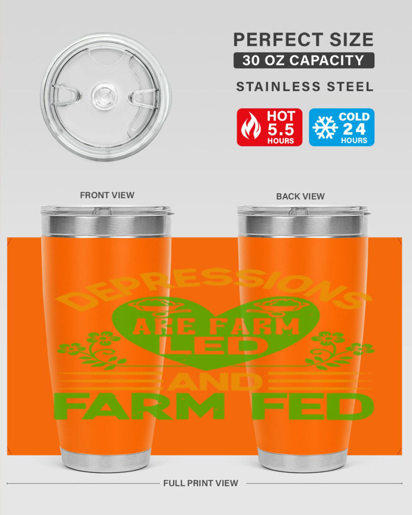 depressions are farm led 23#- farming and gardening- Tumbler