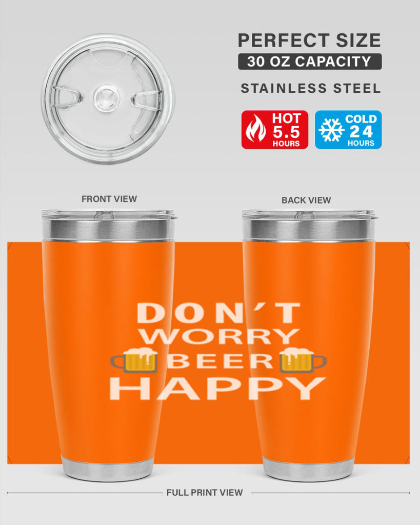 dont worry 94#- beer- Tumbler