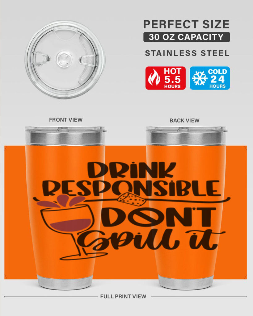 drink responsible dont 57#- wine- Tumbler