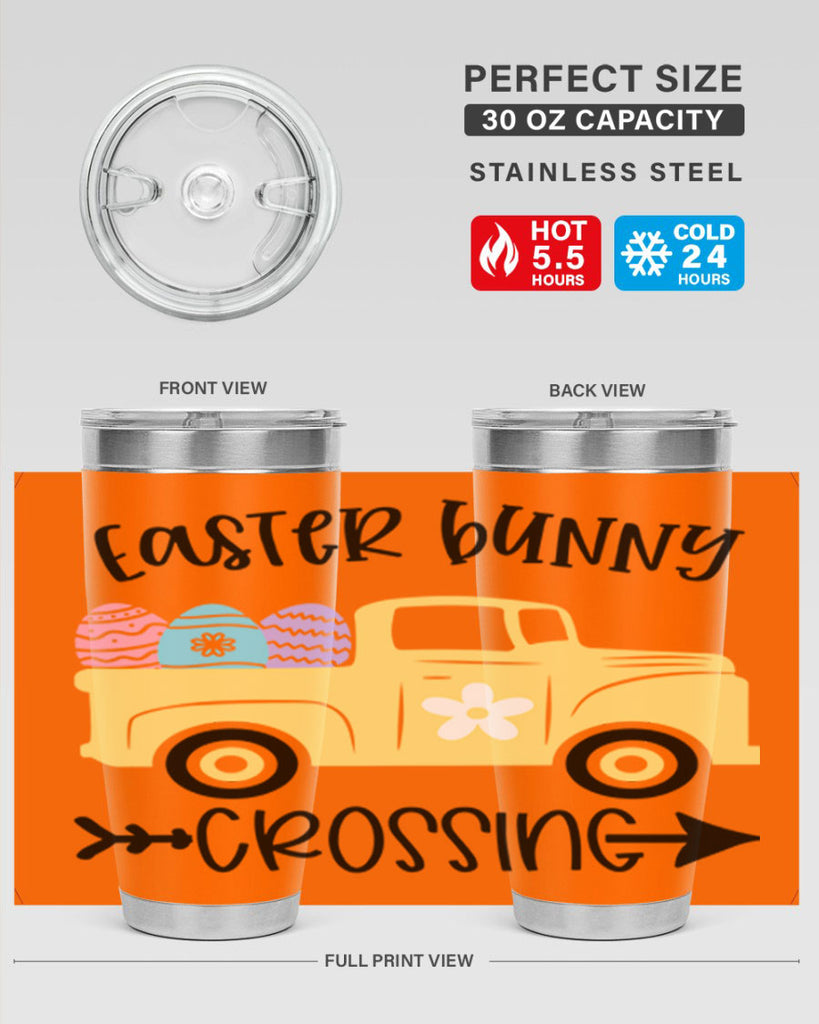 easter bunny crossing 59#- easter- Tumbler