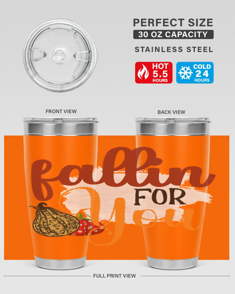 fallin for you 167#- fall- Tumbler