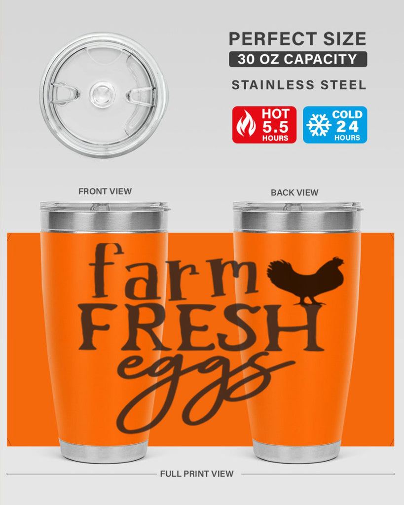 farm fresh eggs 102#- kitchen- Tumbler