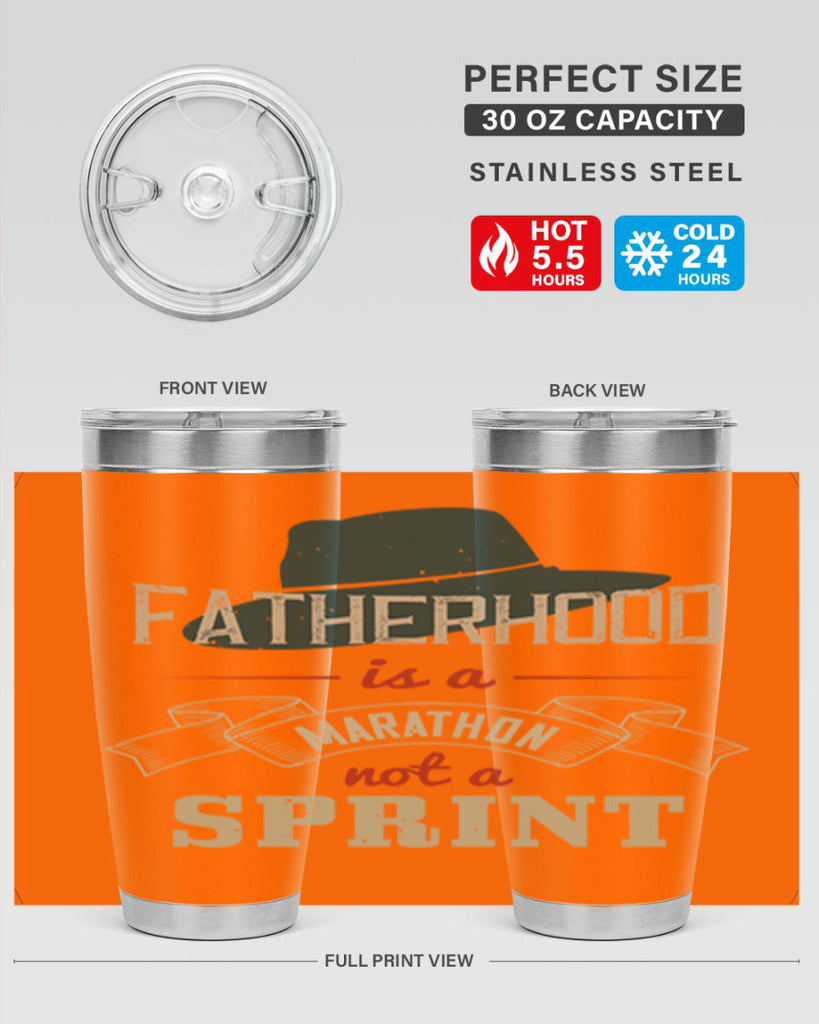 fatherhood is a marathon 227#- fathers day- Tumbler