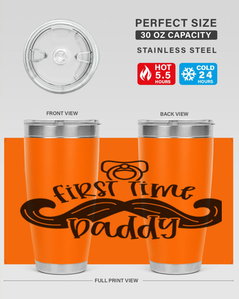 first time daddy 51#- fathers day- Tumbler
