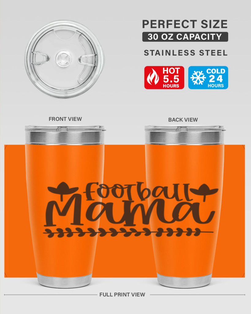 football mama 409#- mom- Tumbler