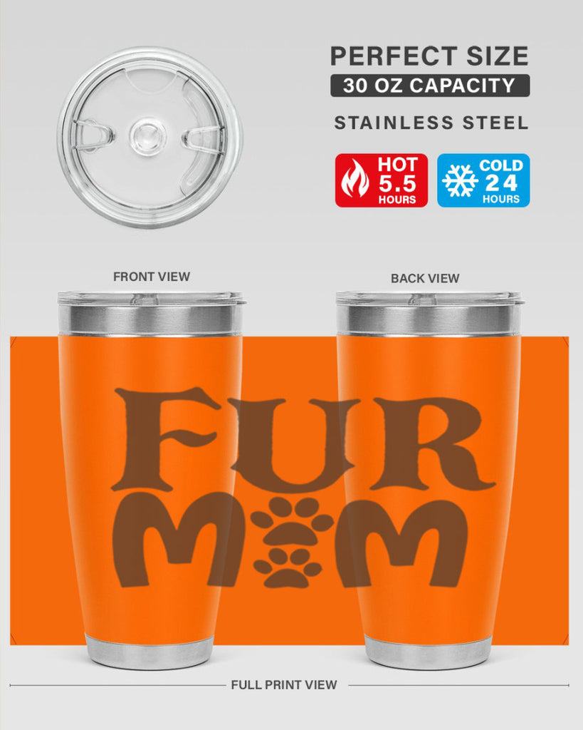 fur mom 266#- mom- Tumbler