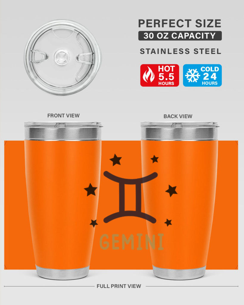 gemini 241#- zodiac- Tumbler