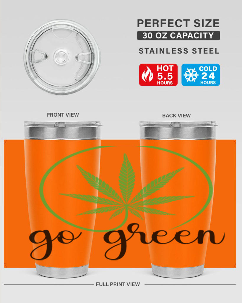 go green cannabis 92#- marijuana- Tumbler