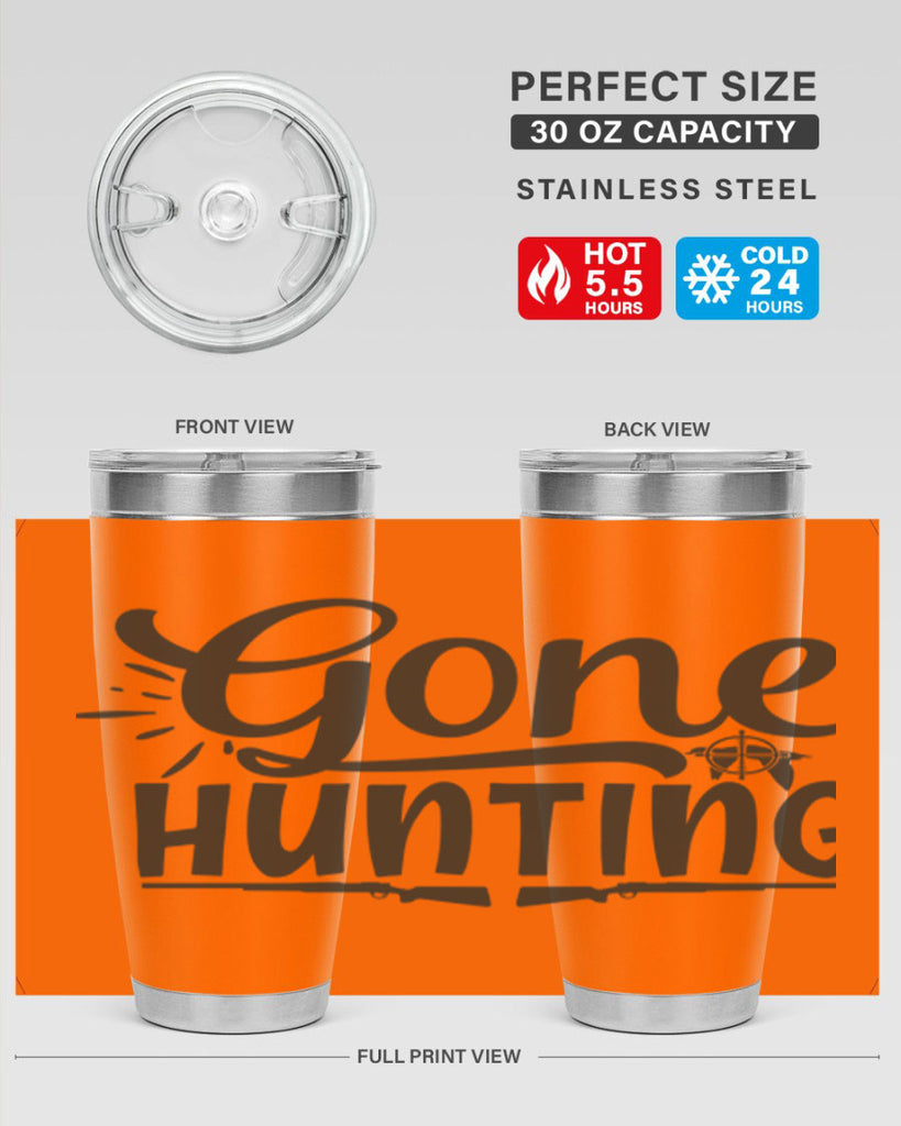 gone hunting 13#- hunting- Tumbler