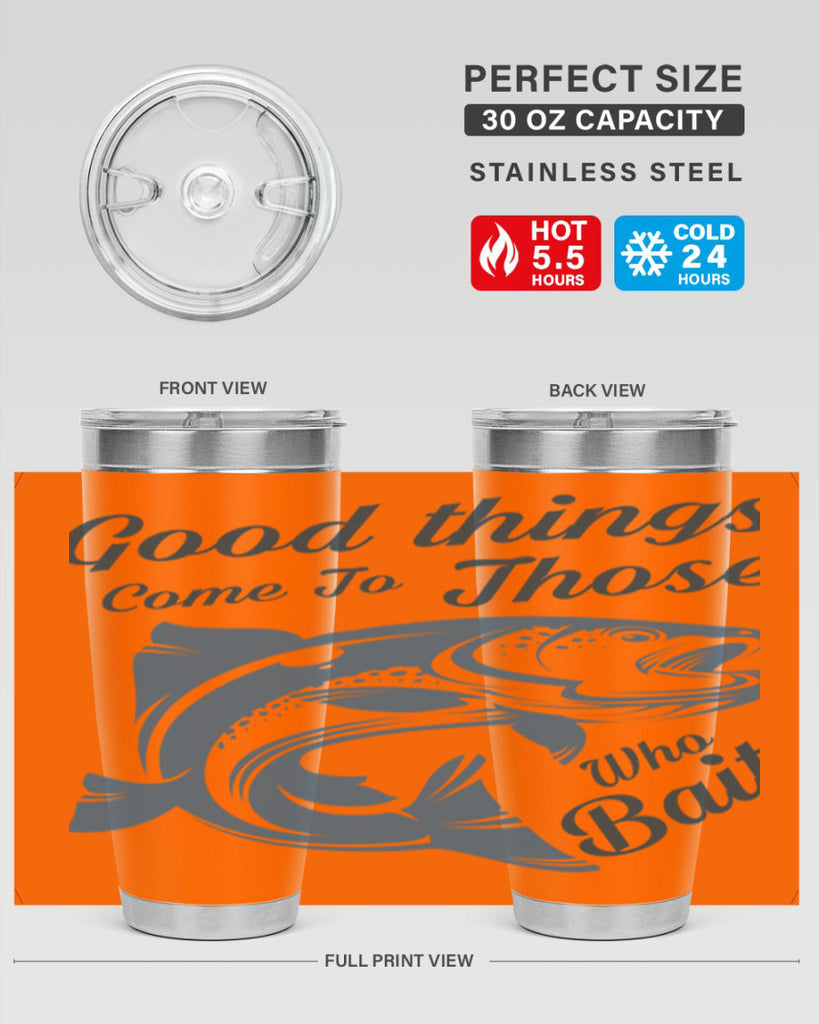 good things 127#- fishing- Tumbler