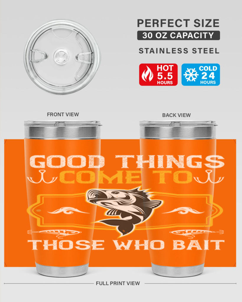 good things come to those who bait 262#- fishing- Tumbler