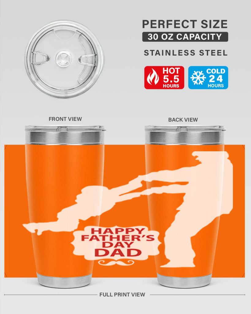 happy father day 246#- fathers day- Tumbler