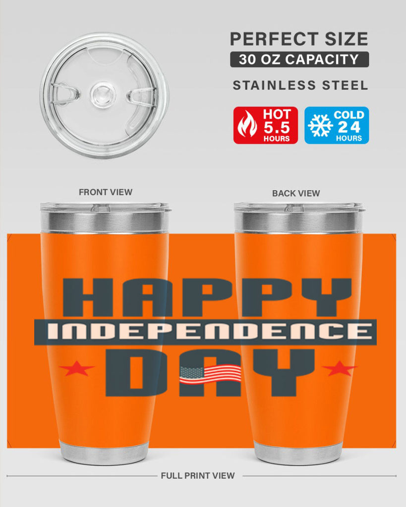 happy independence day Design Style 105#- Fourt Of July- Tumbler