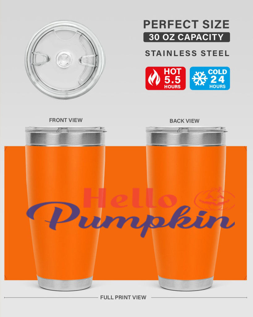 hello pumpkin 288#- fall- Tumbler