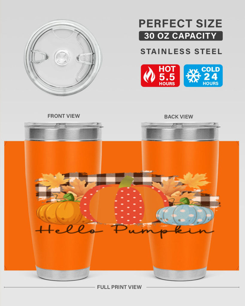 hello pumpkin 290#- fall- Tumbler