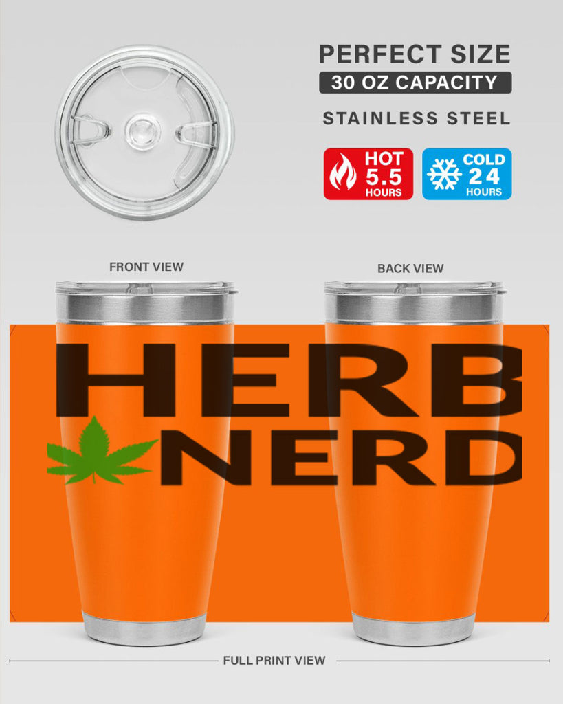 herb nerd 108#- marijuana- Tumbler