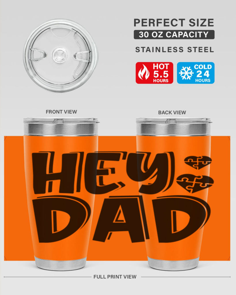 hey dad 9#- dad- Tumbler