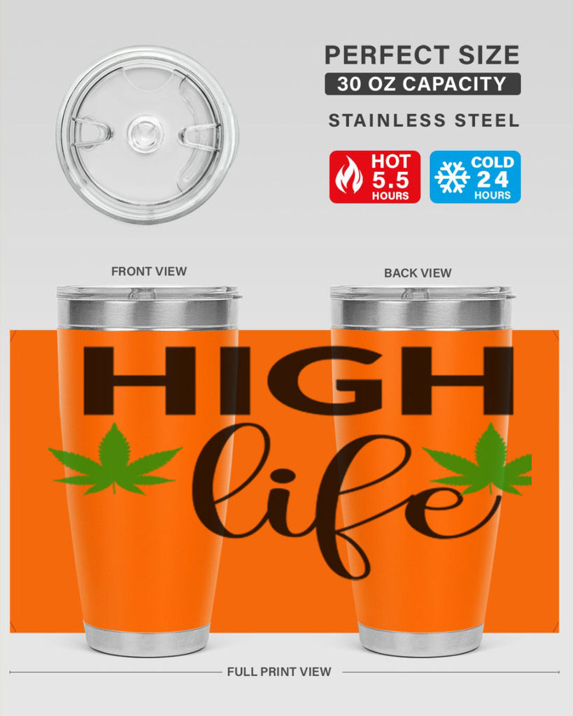 high life 117#- marijuana- Tumbler