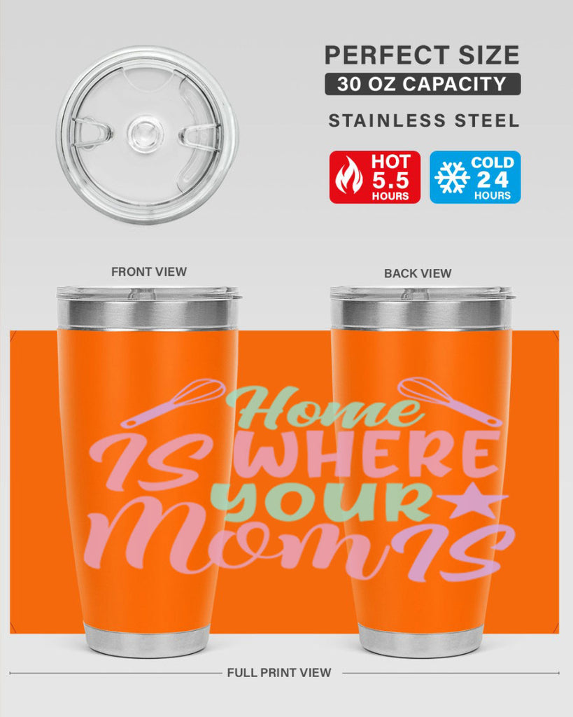 home is where your mom is 37#- home- Tumbler