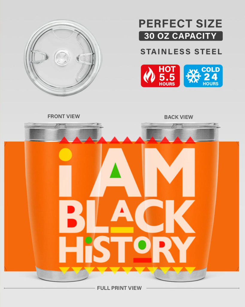 i am black  history 116#- black words phrases- Cotton Tank