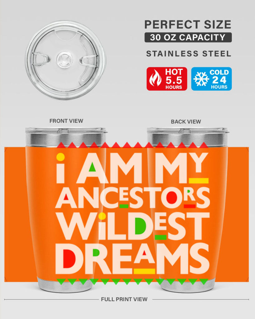 i am my  ancestors wildest dreams 115#- black words phrases- Cotton Tank