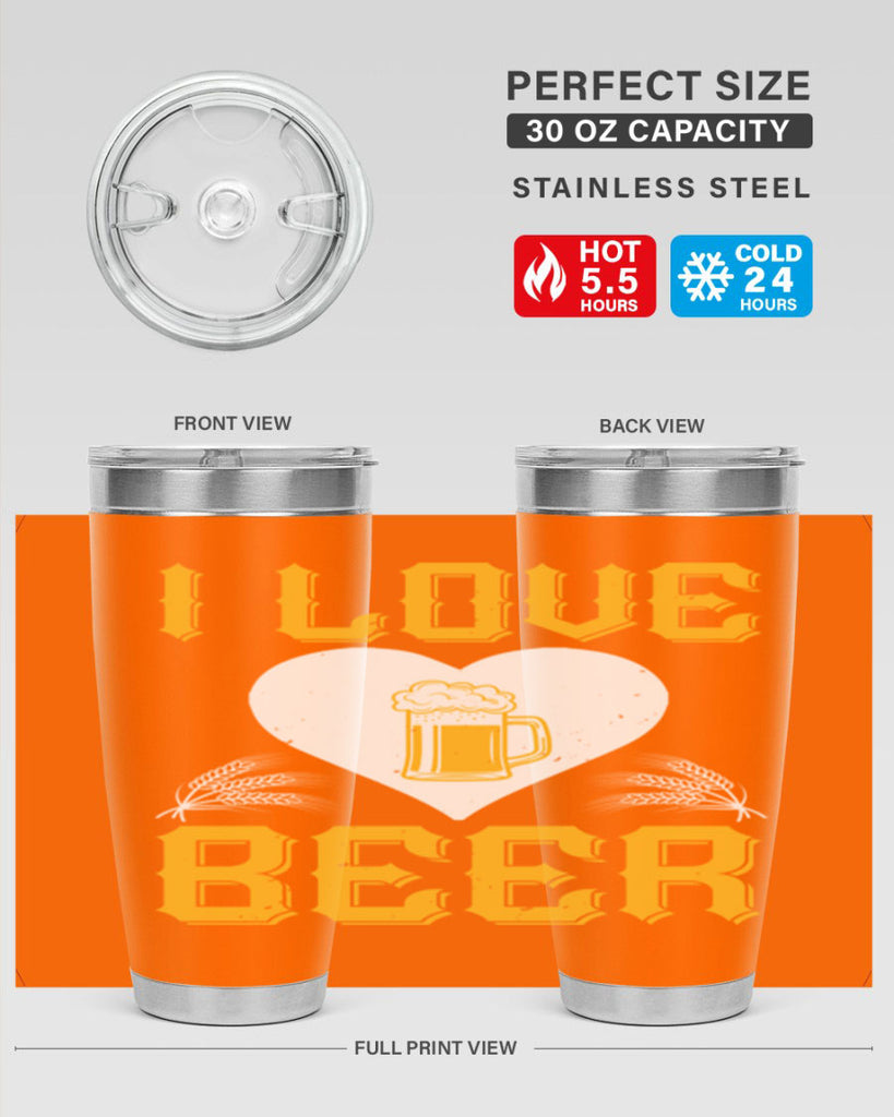 i love beer 74#- beer- Tumbler