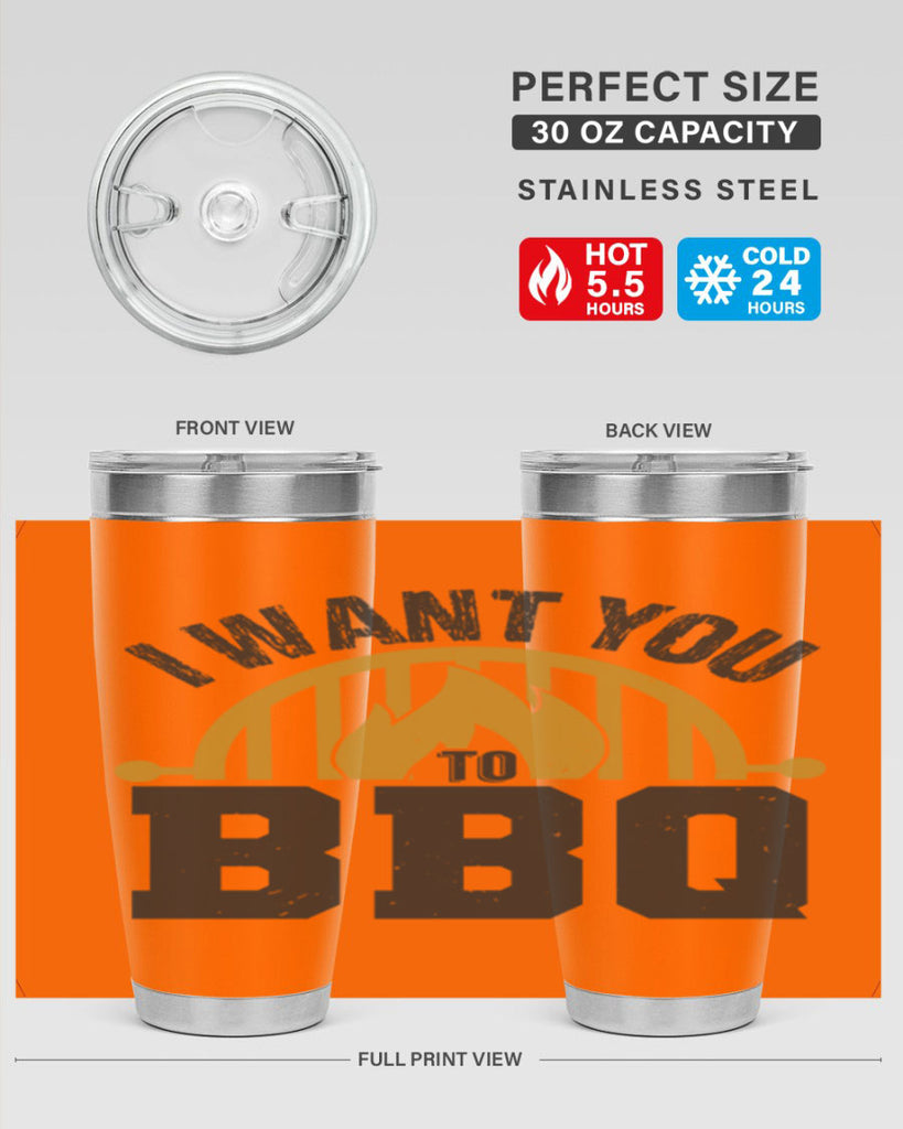 i want you to bbq 36#- bbq- Tumbler