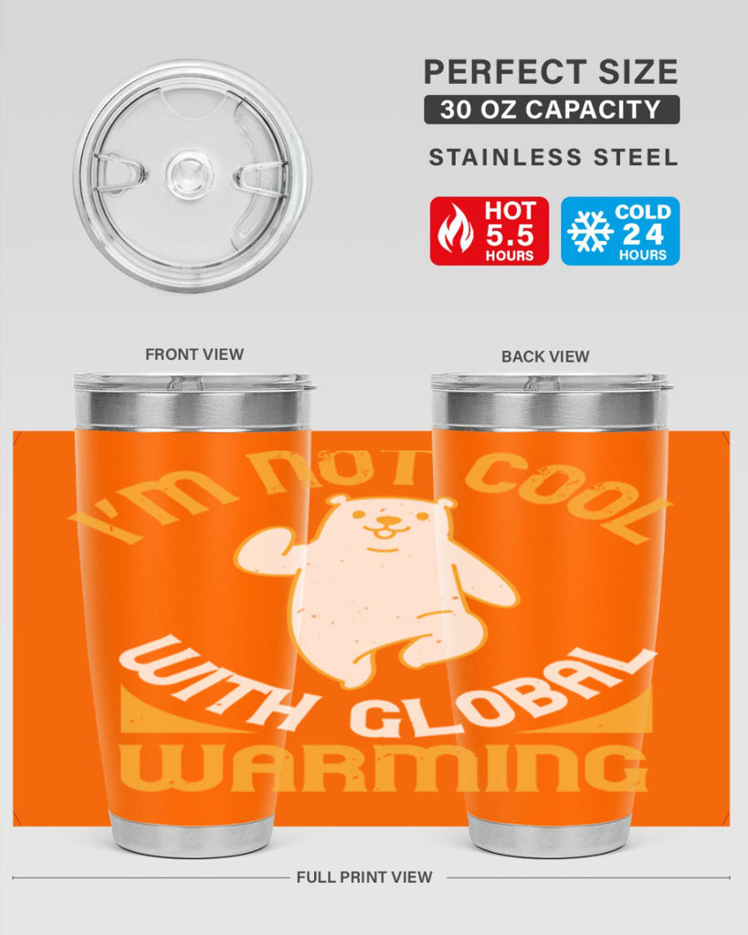 i’m not cool with global warming 18#- Bears- Tumbler