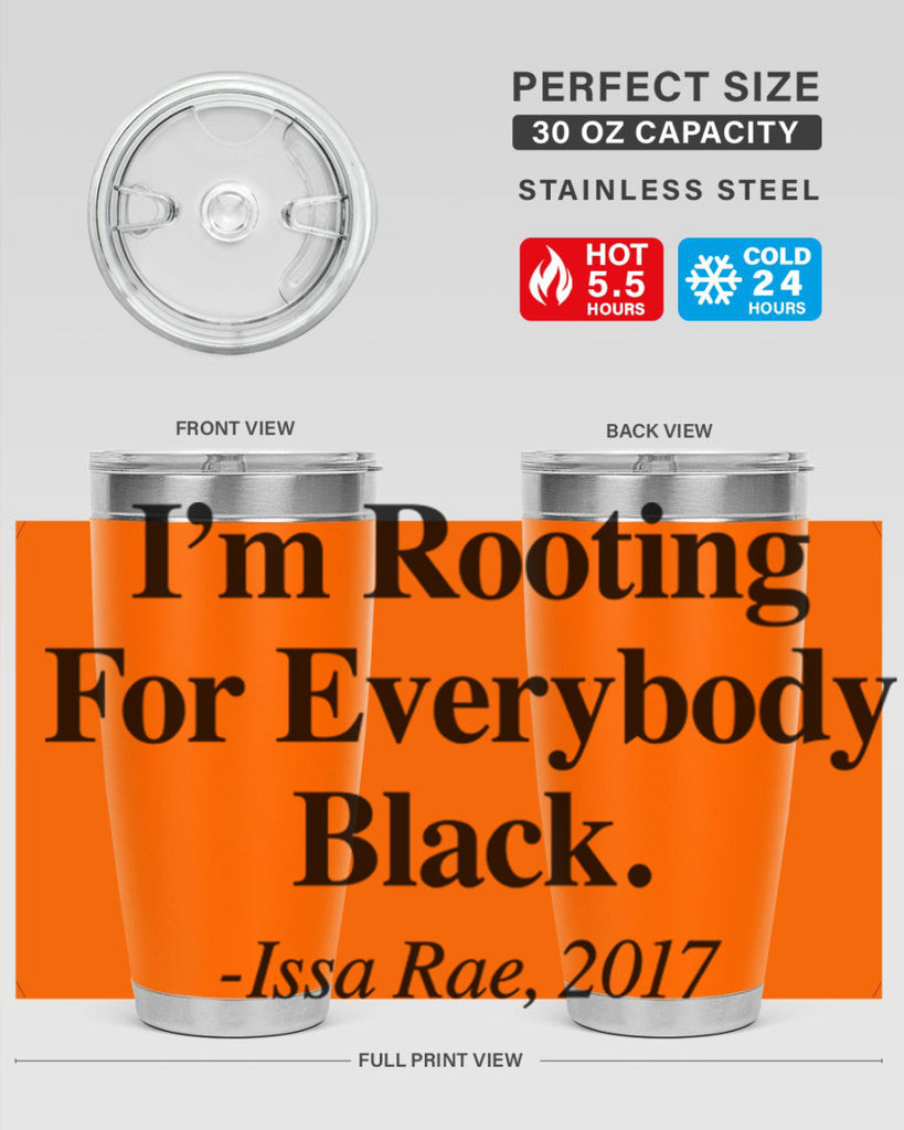 im  rooting for everybody black  109#- black words phrases- Cotton Tank