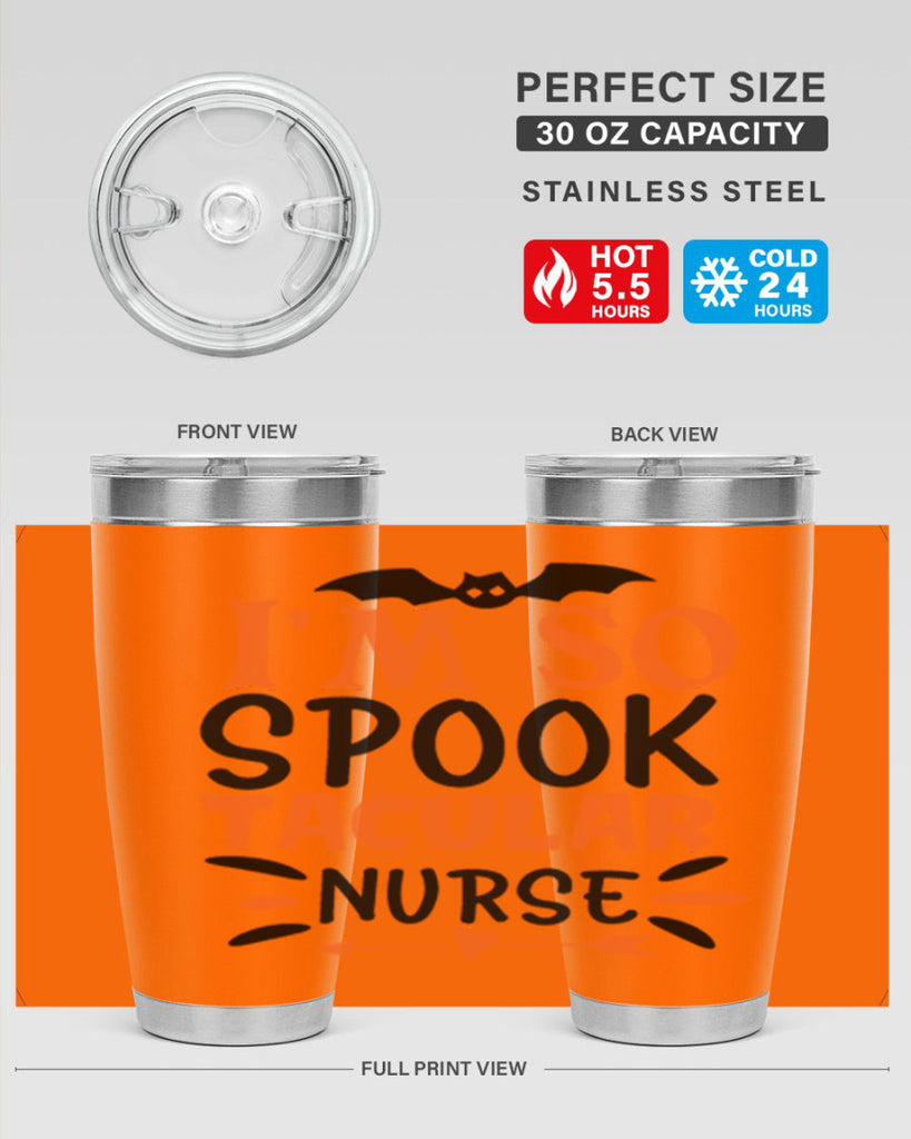 im so spooktacular nurse 111#- halloween- Tumbler